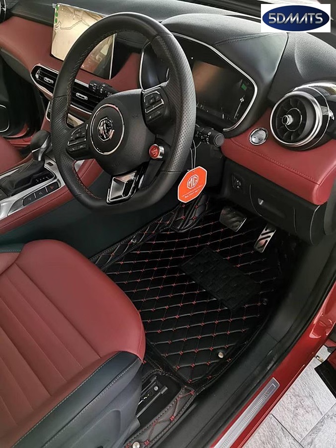 พรมปูพื้นรถยนต์ MG HS พรม6D VIP แบบหนาพิเศษ เต็มคัน รวมแผ่นท้าย+ปิดเบาะ