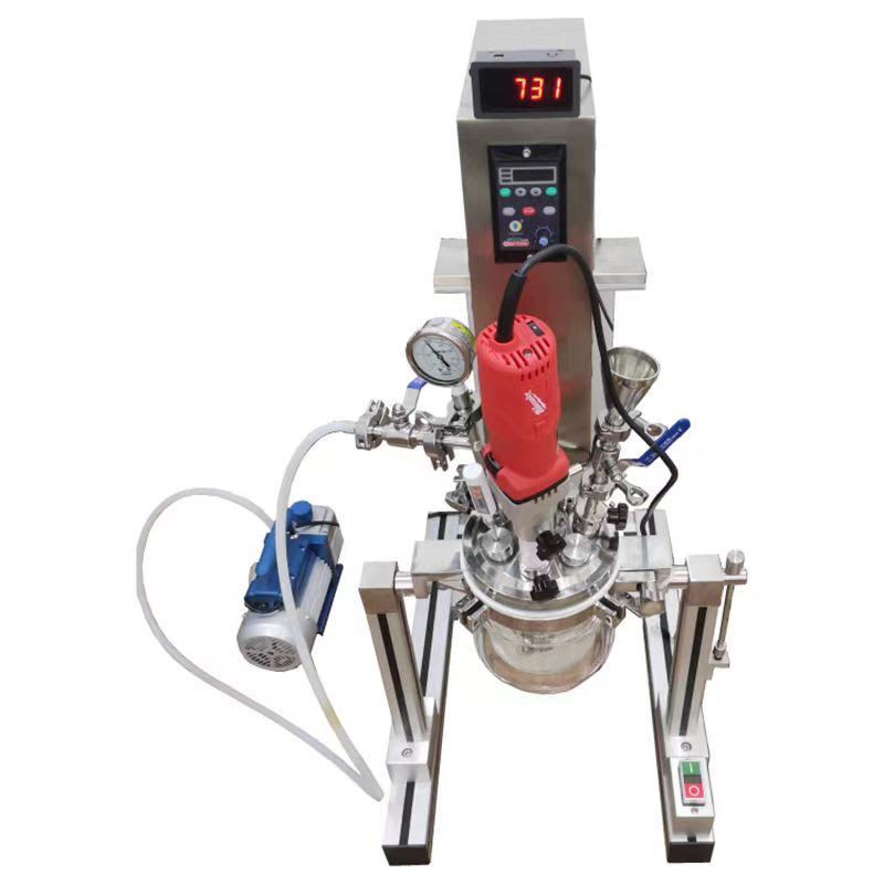 เครื่องปฏิกรณ์อิมัลชันสุญญากาศขนาดเล็กสำหรับห้องปฏิบัติการ (Lab Scale Vacuum Emulsifier Reactor)
