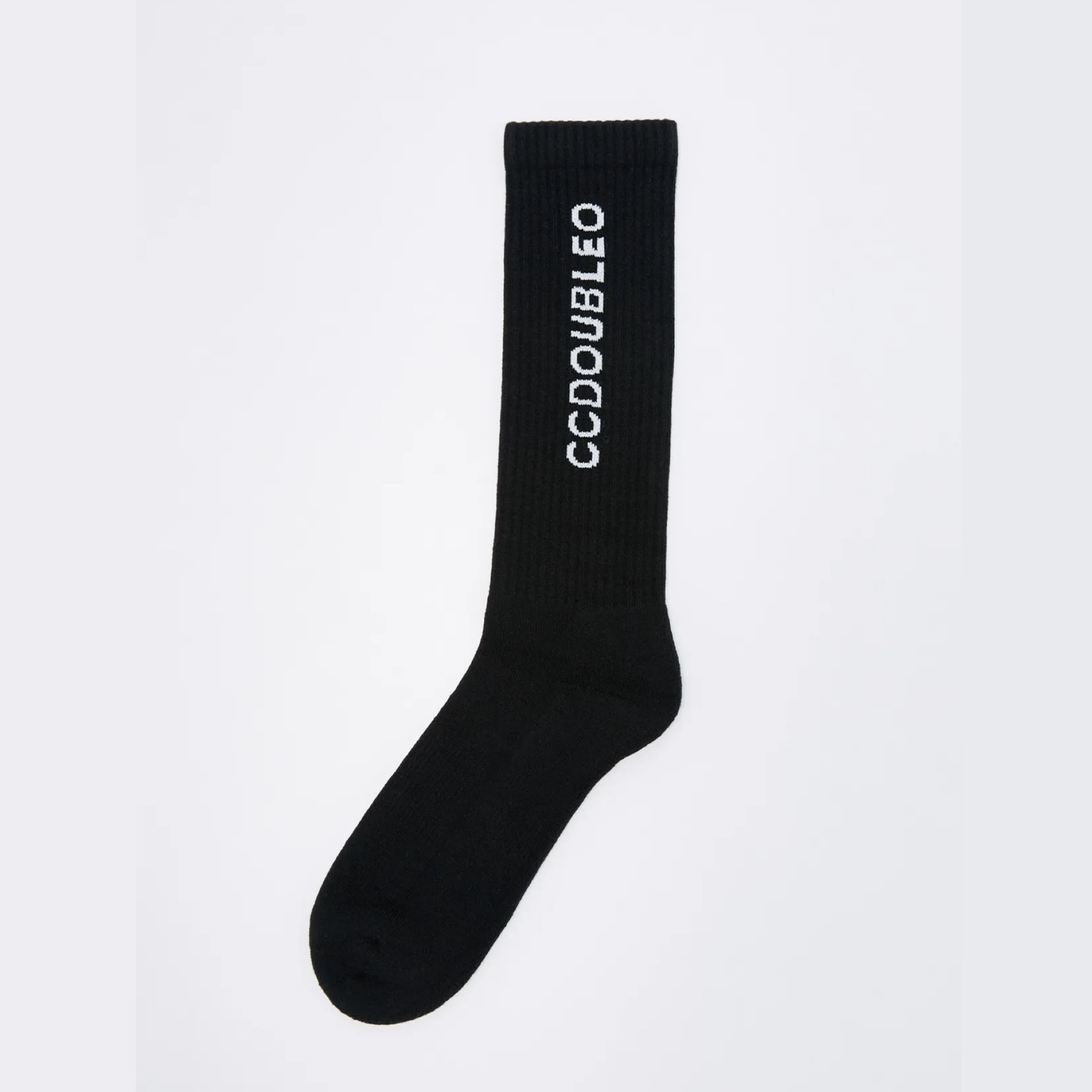 ถุงเท้า CC Double O Crew Socks ‘BLACK’