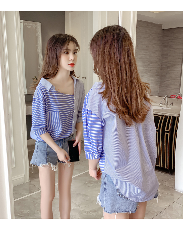 เสื้อแฟชั่นกระดุมเฉียง