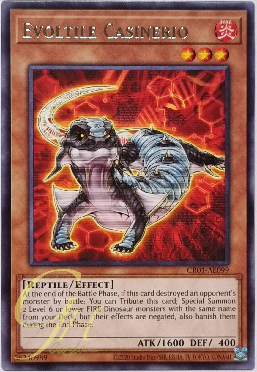 Yugioh [CR01-AE099] Evoltile Casinerio (Rare)