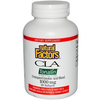 Natural Factors, CLA Tonalin, 1000 mg, 90 Softgels