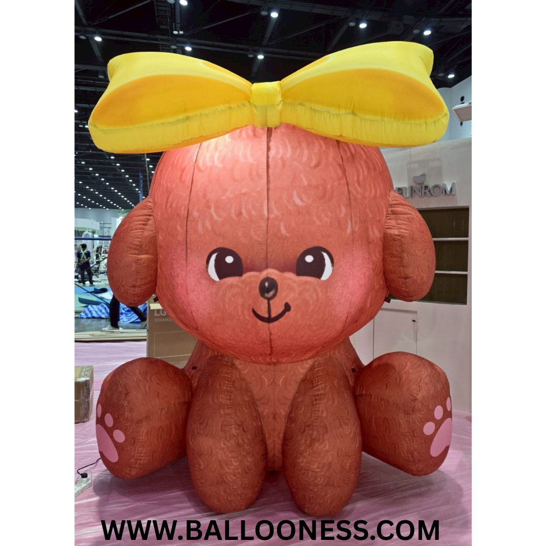 รับผลิตบอลลูนพองลม ตามแบบ ลายหมา