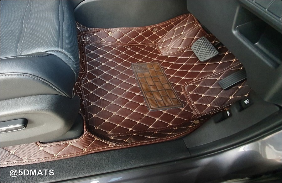 พรมปูพื้นรถยนต์ 6D HONDA CR-V G5 (5ที่นั่ง) ปี2017-21 พรม6D QJ VIP หนาพิเศษ รวมแผ่นท้าย ปิดเบาะ เต็มคัน