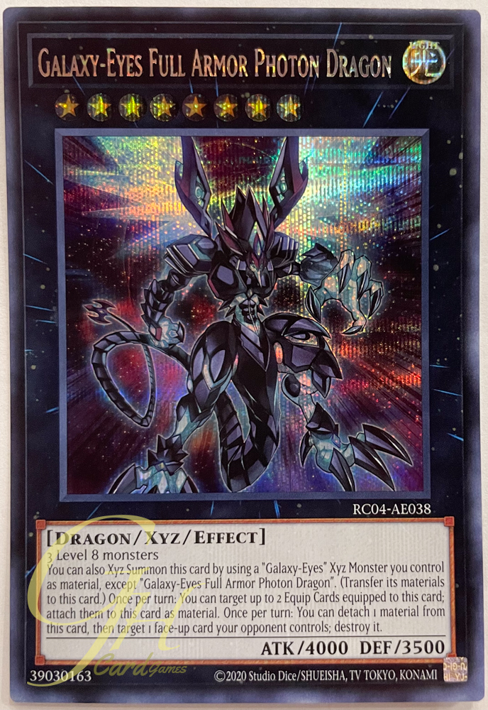 Yugioh [RC04-AE038] Galaxy-Eyes Full Armor Photon Dragon (Secret Rare)