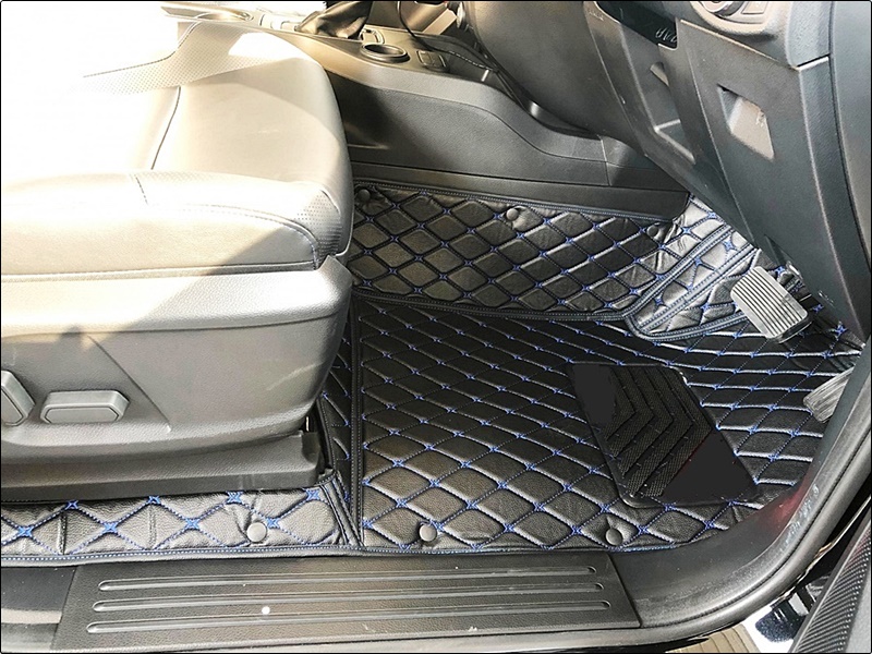 พรมปูพื้นรถยนต์ 6D ISUZU D-MAX 4ประตู 2020 พรม6D หนังหนานุ่ม เกรดA เต็มคัน (3ชิ้น) st