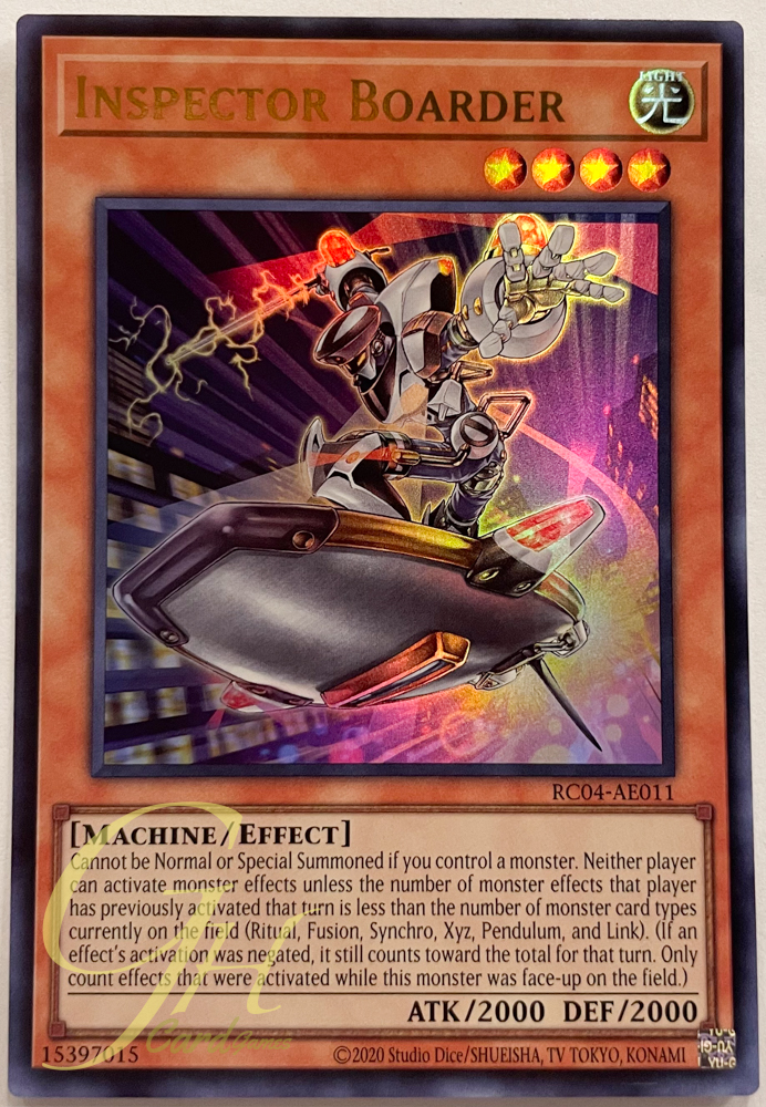 Yugioh [RC04-AE011] Inspector Boarder (Ultra Rare)