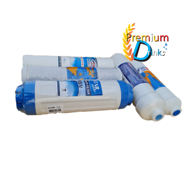 ชุดไส้กรองเครื่องกรองน้ำดื่ม รุ่น 5 ขั้นตอน เกรดA