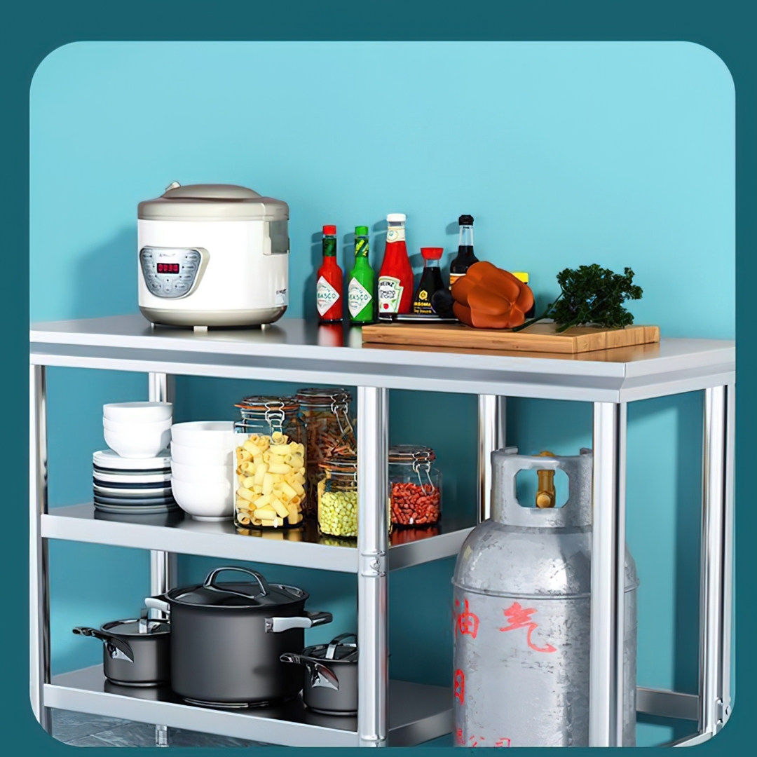 โต๊ะสแตนเลส stainless steel table 201 TB01 TB02 TB03