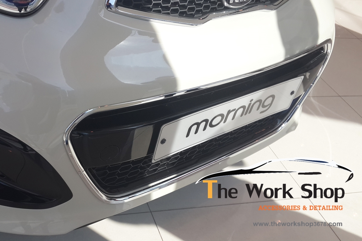 Radiator Grille Garnish for Picanto ( โครเมี่ยมแต่งกระจังหน้า )