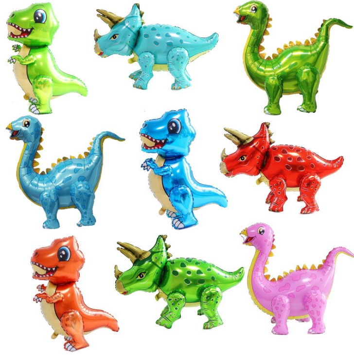 ลูกโป่งไดโนเสา 4มิติ /4D Dinosaur Foil Balloon มี 3 แบบ (กดเลือกแบบ)