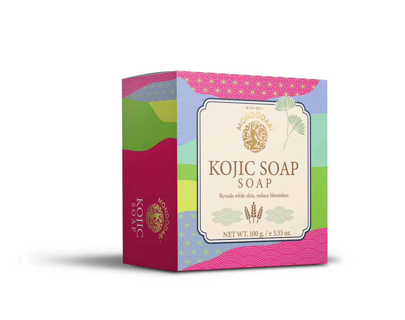 MONDODARI Kojic Soap – สบู่โคจิกเพื่อผิวขาวกระจ่างใส 100 กรัม