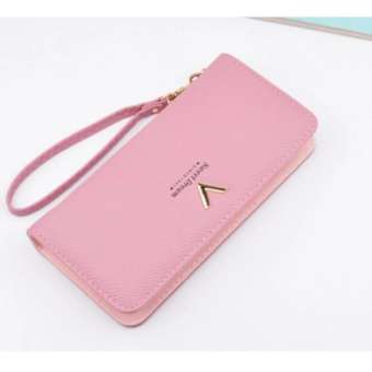 korea กระเป๋าสตางค์ใบยาว กระเป๋าเงินผู้หญิง กระเป๋าตังตามวันเกิด รุ่น (black/pink/blue)