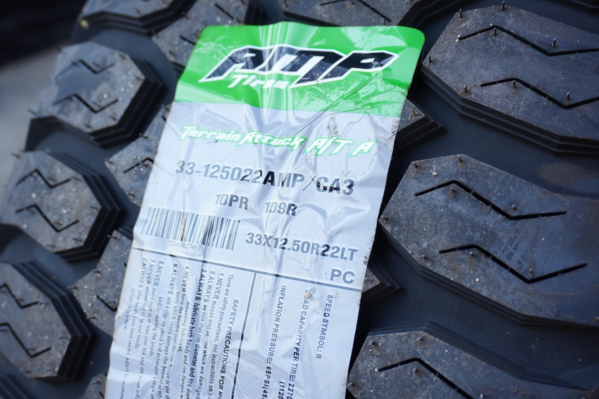 AMP 33X12.5-22 ATA ราคาถูกต้อง STEP9 เท่านั้น