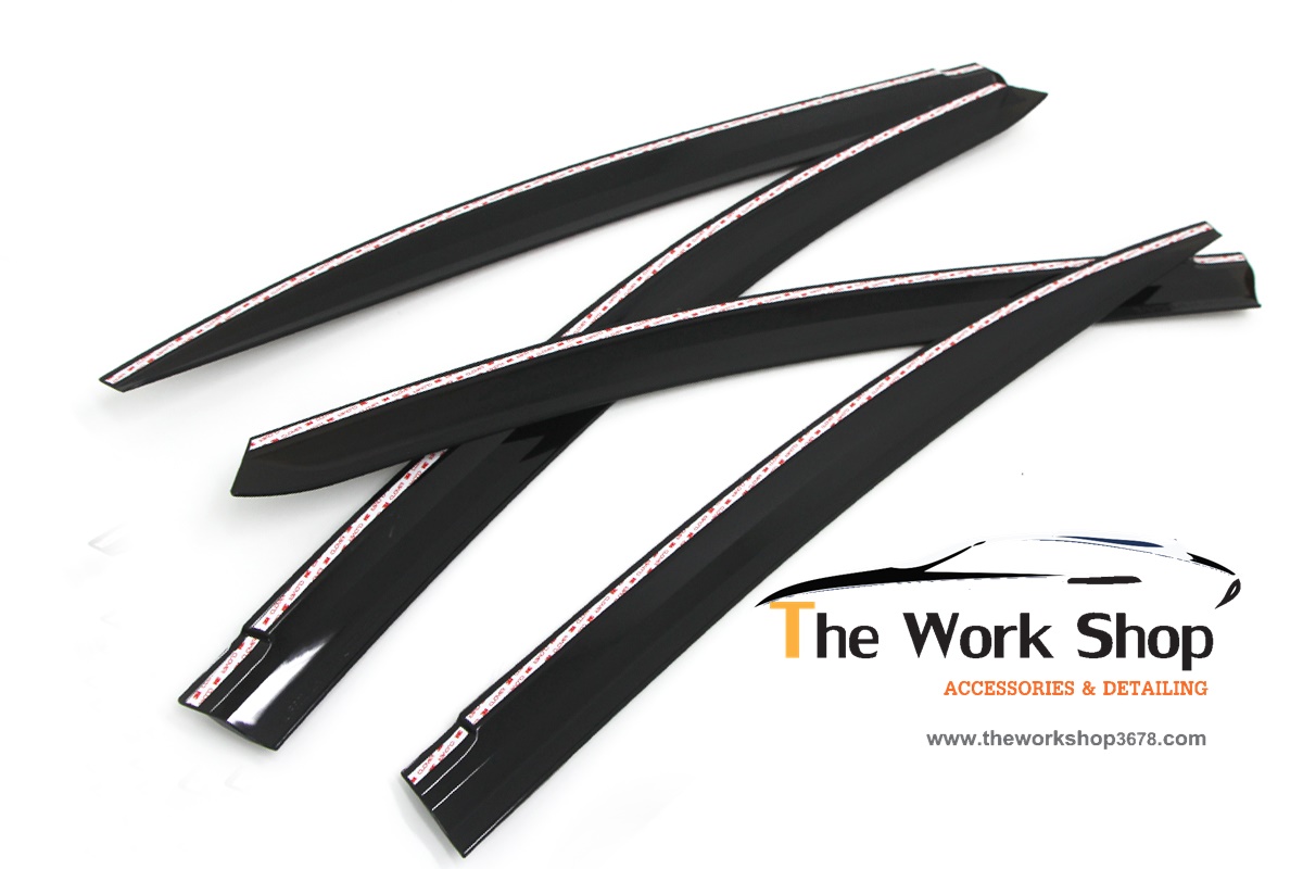 Smoke Door Visor for Civic All New - กันสาดสีดำ