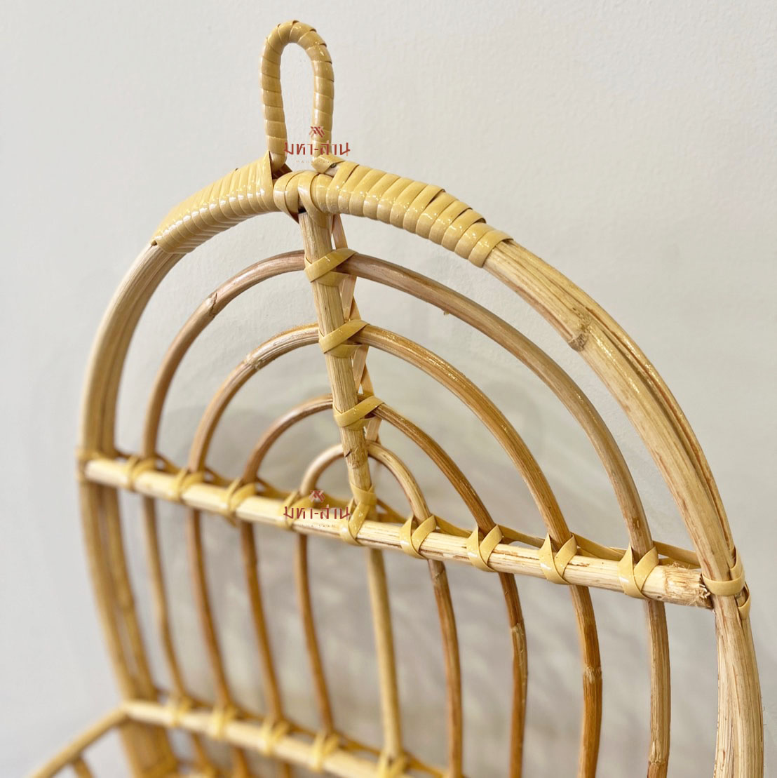 ตะกร้าหวายแขวนผนัง ใส่เครื่องปรุง ใส่ดอกไม้ แต่งคาเฟ่ ร้านอาหาร 🤎