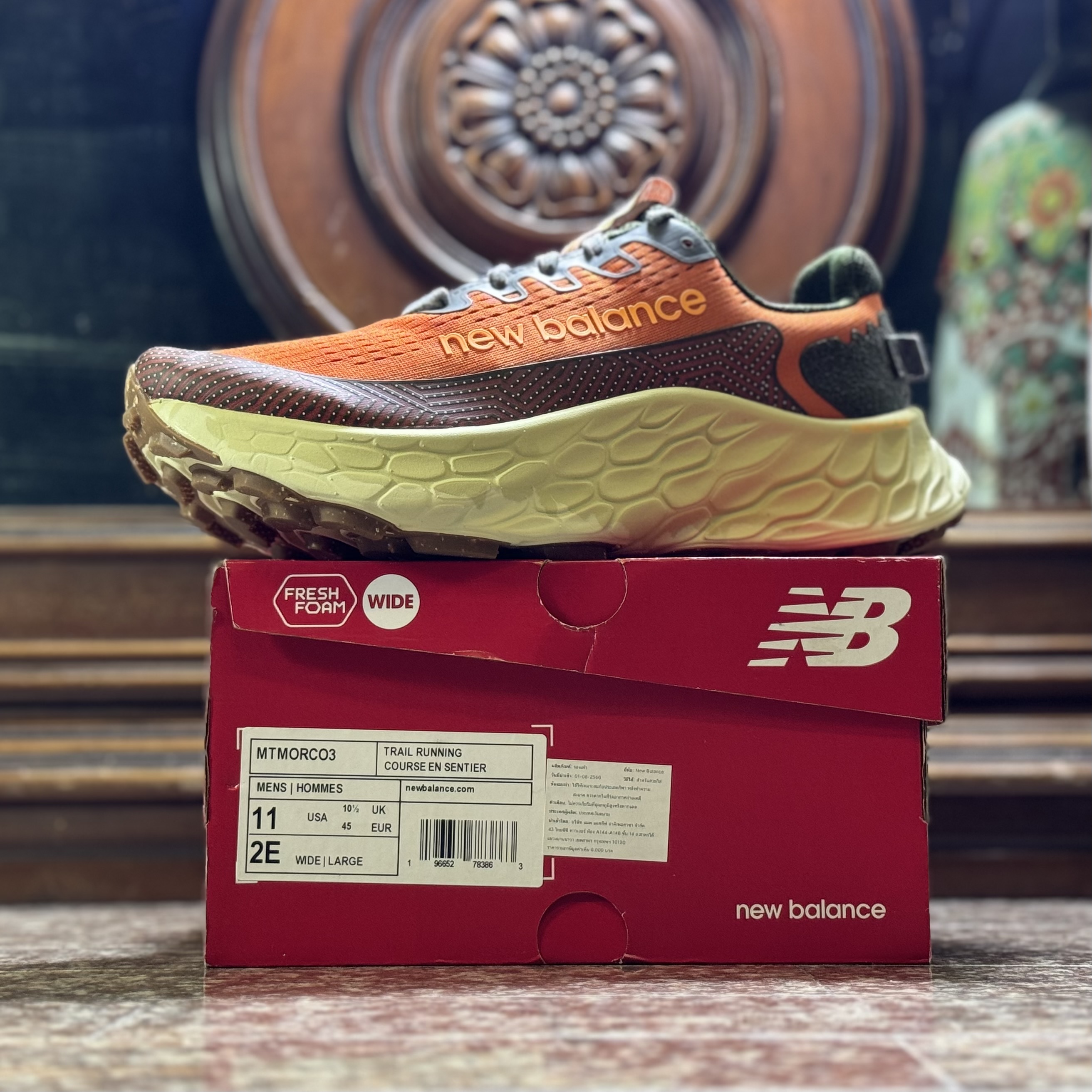 รองเท้าวิ่งเทรล New Balance Fresh Foam More Trail V3 2E (M9/9.5US)