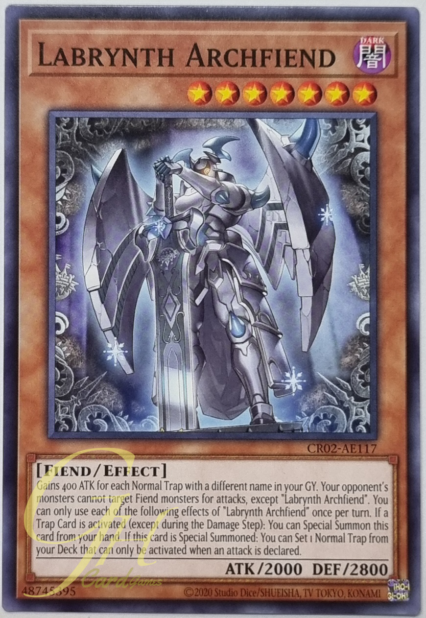 Yugioh [CR02-AE117] Labrynth Archfiend (Common)