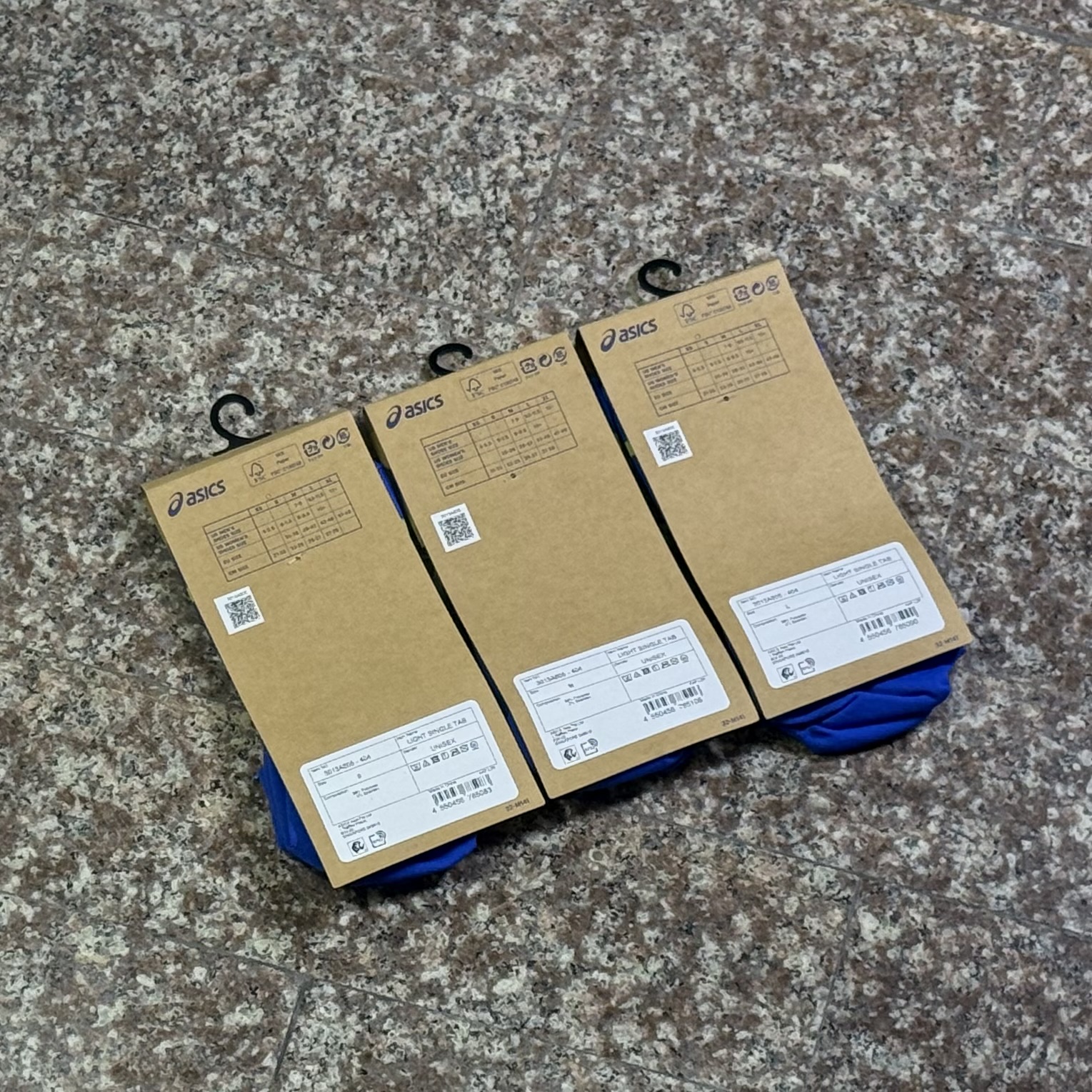 ถุงเท้าวิ่ง ASICS Run Light Single Tab Running Socks ‘BLUE’ (S,M,L)