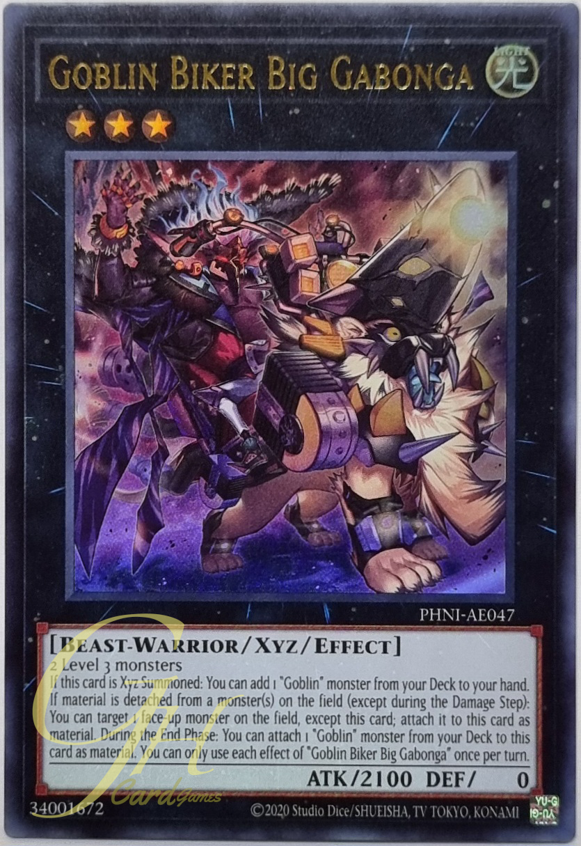 Yugioh [PHNI-AE047] Goblin Rider Big-Head Gabonga (Ultra Rare)
