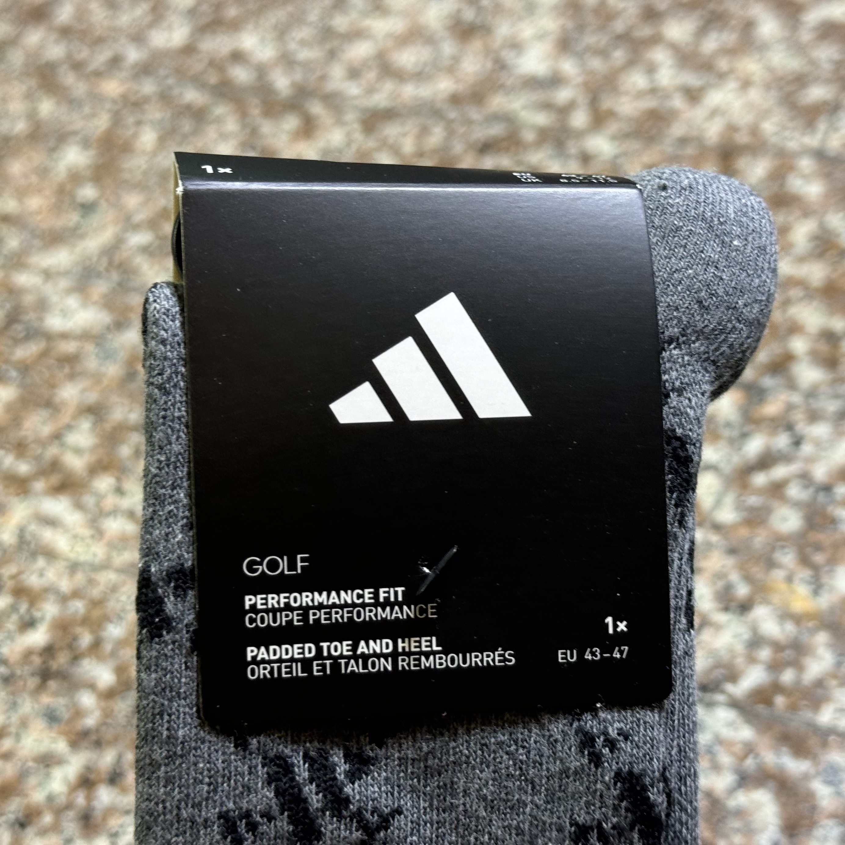 ถุงเท้า Adidas Monogram Crew Socks ‘Grey Five’ (M,L)