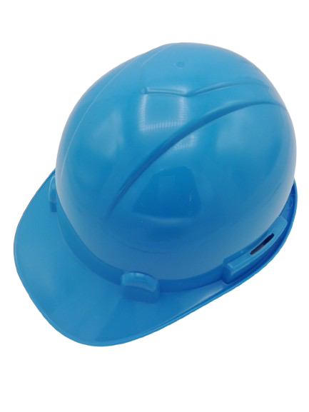 หมวกนิรภัย HDPE แบบปรับเลื่อน สายรัดคางสี่จุด