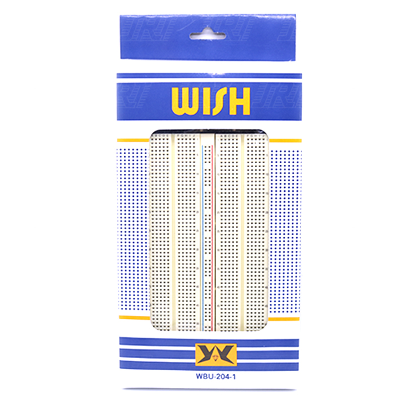 แผงต่อทดลองวงจร(Bread board) ขนาดต่างๆ จากแบรนด์ WISH BOARD WBU