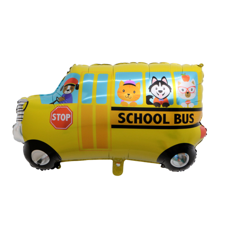 ลูกโป่งฟอยล์รถโรงเรียน / School Bus Foil Balloon
