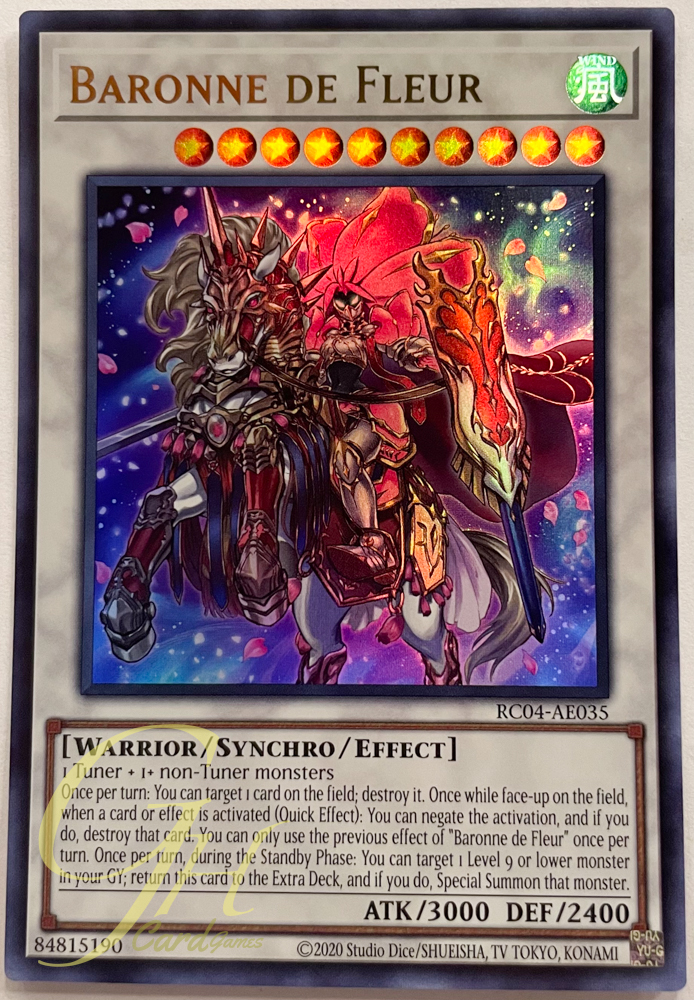 Yugioh [RC04-AE035] Baronne de Fleur (Ultra Rare)