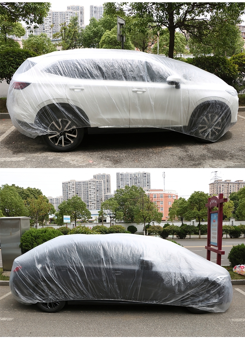🚗 ถุงคลุมรถยนต์ที่ทนทาน: ผลิตจากพลาสติก PE ฟิล์ม หนาและใส ให้การป้องกันที่เหนือชั้นต่อฝนและฝุ่น สนใจสั่งซื้อติดต่อคุณหมิว 0839229146