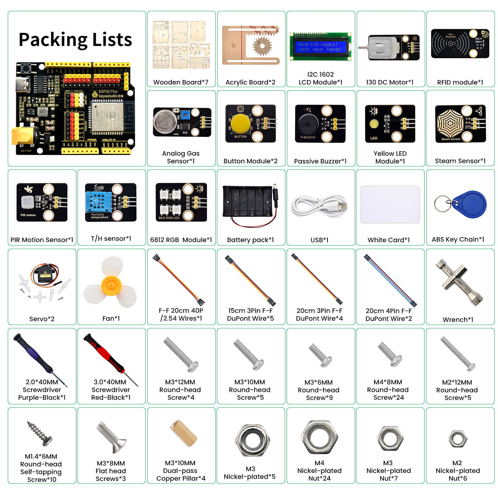 ชุดสื่อเรียนรู้ STEM โครงงานบ้านอัฉริยะ IoT ESP32 (ESP32 Smart Home Starter Kit) KS5009