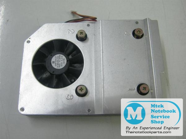 MT01677 พัดลมและฮีทซิ้งค์ระบายความร้อนโน๊ตบุ๊ค Toshiba Satellite 2675DVD - UDQFXEH11F Cooling Fan & Heatsink (มือสอง) 2