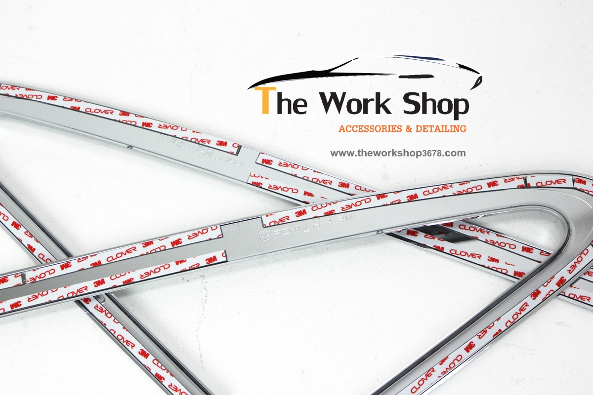 A Pillar Molding for Rio 4 Door ( ชุดโครเมี่ยมแต่งฐานกระจก )