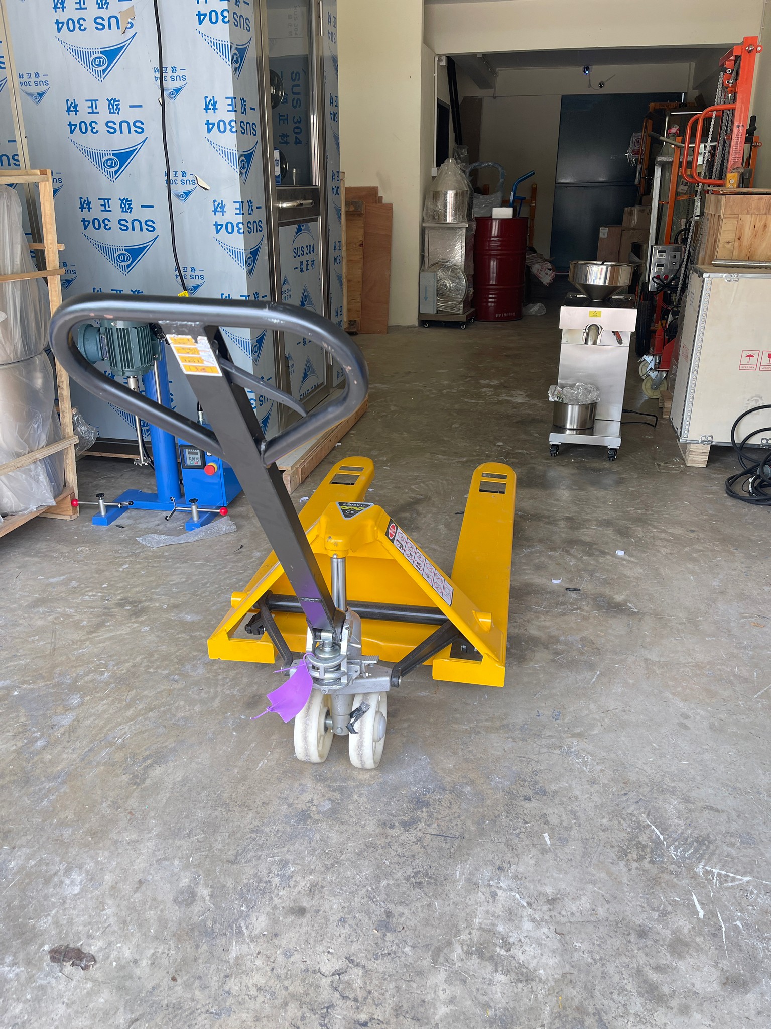 🌈รถลากพาเลท รถยก รถลากHand pallet 2ตัน-5ตัน หน้าแคบ หน้ากว้าง ล้อ pu/Nylon แฮนด์พาเลท