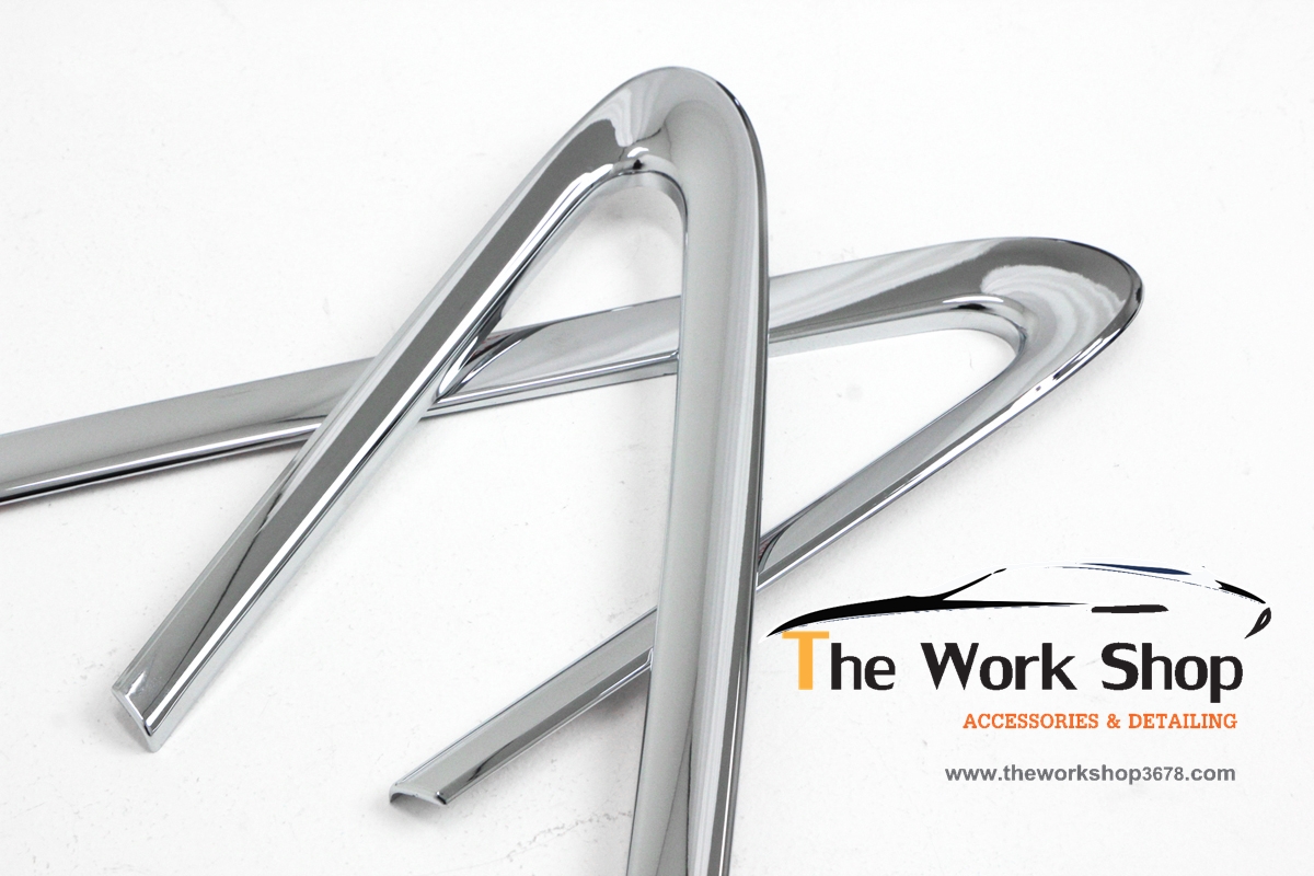 A Pillar Molding for Rio 4 Door ( ชุดโครเมี่ยมแต่งฐานกระจก )