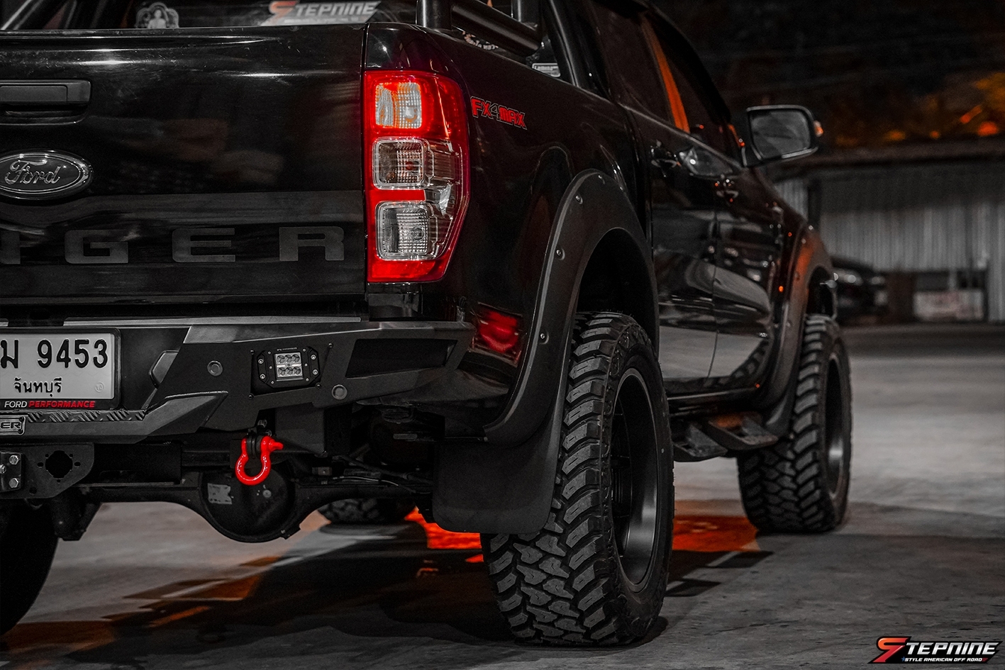 FORD RANGER จองคิวมาจากจันทบุรี ชุดแต่ง HAMER รอบคันที่ STEP9