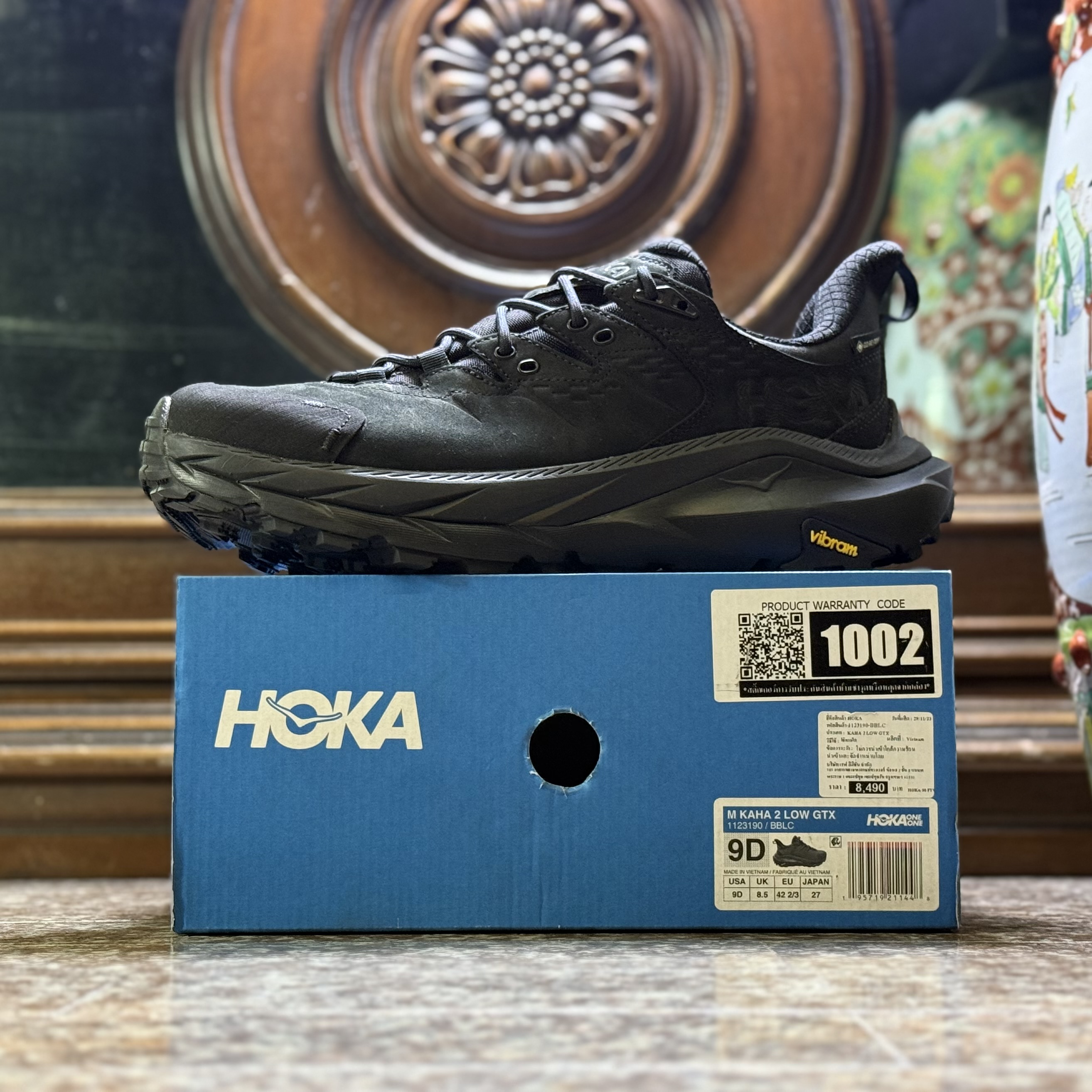 รองเท้าเดินป่า HOKA KAHA 2 Low GTX ‘AllBlack’ (M8.5/9/9.5/10US)