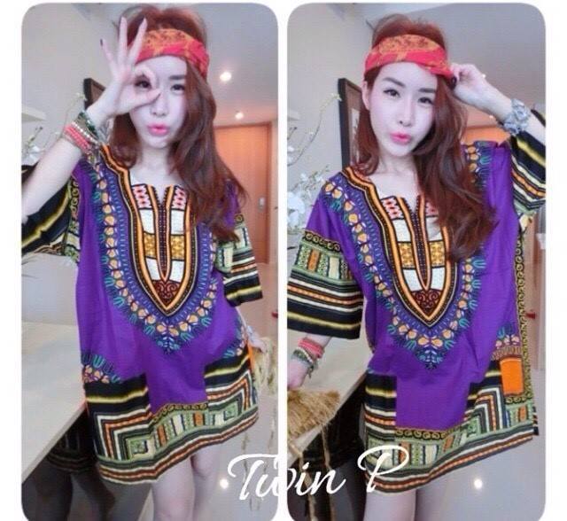 เดรสโบฮีเมียนทรงปล่อย