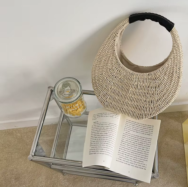 กระเป๋าสานถือ ทรงโค้ง คล้องแขน เรียบง่าย สไตล์ใหม่ 🍯