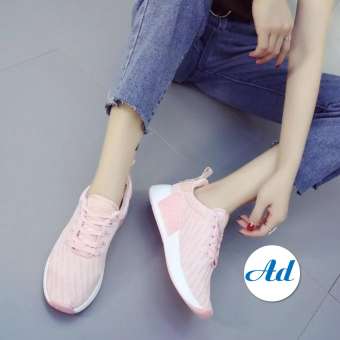 wisaca รองเท้าผ้าใบผู้หญิง สไตล์NMD นิ่มสบาย รุ่นHOT ฮิตมาก