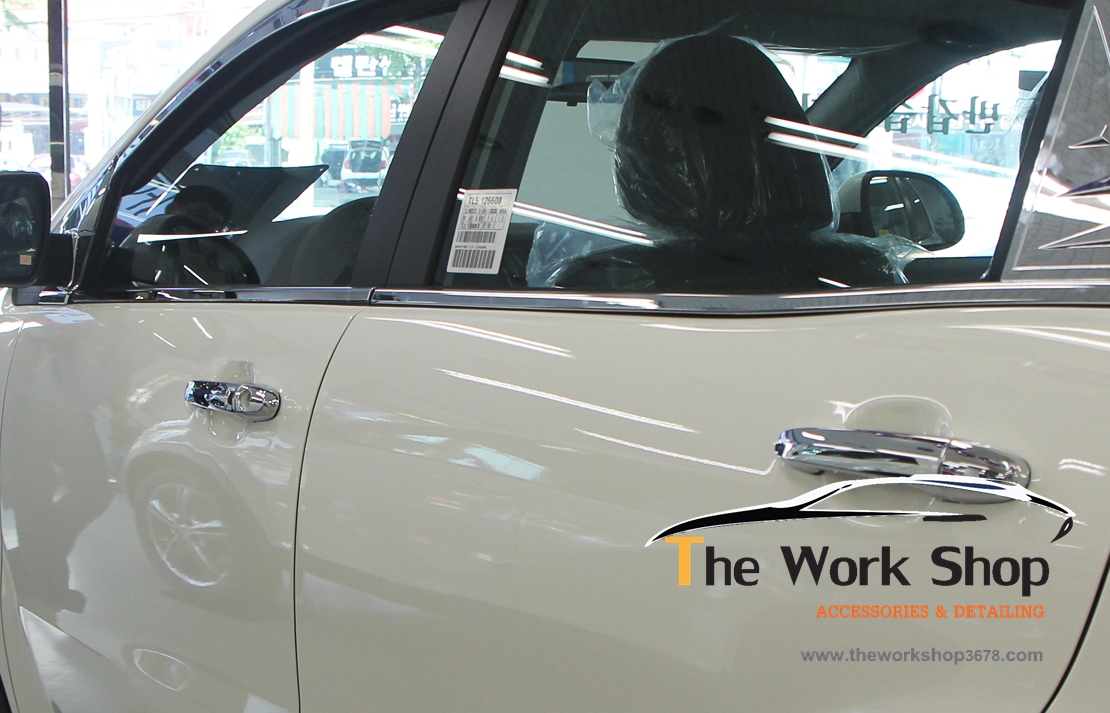 Window Accent for Korando( ชุดโครเมี่ยมแต่งขอบกระจกด้านล่าง )