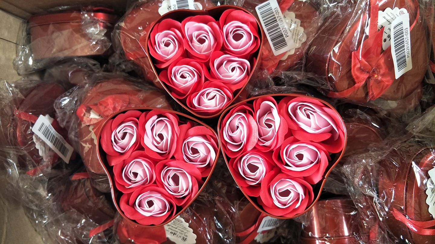 กุหลาบสบู่ ในกล่องหัวใจ