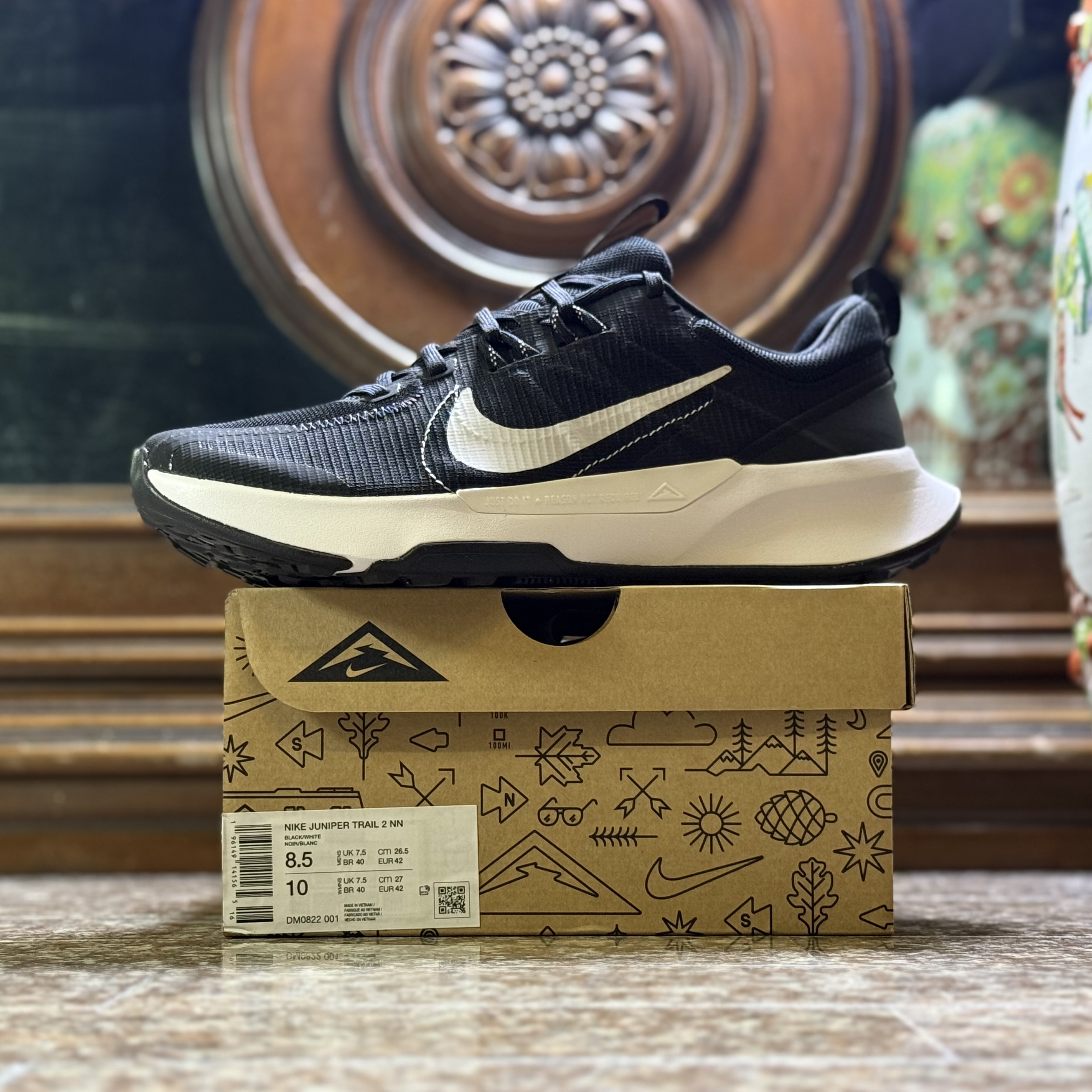 รองเท้าวิ่งเทรล Nike Juniper Trail 2 ‘BLACK’ (M9/10US)