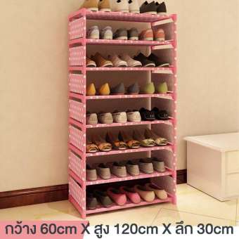 FamilyMate ชั้นวางรองเท้า ที่วางรองเท้า 8 ชั้น 24 คู่ ถอดประกอบได้ Big Sale