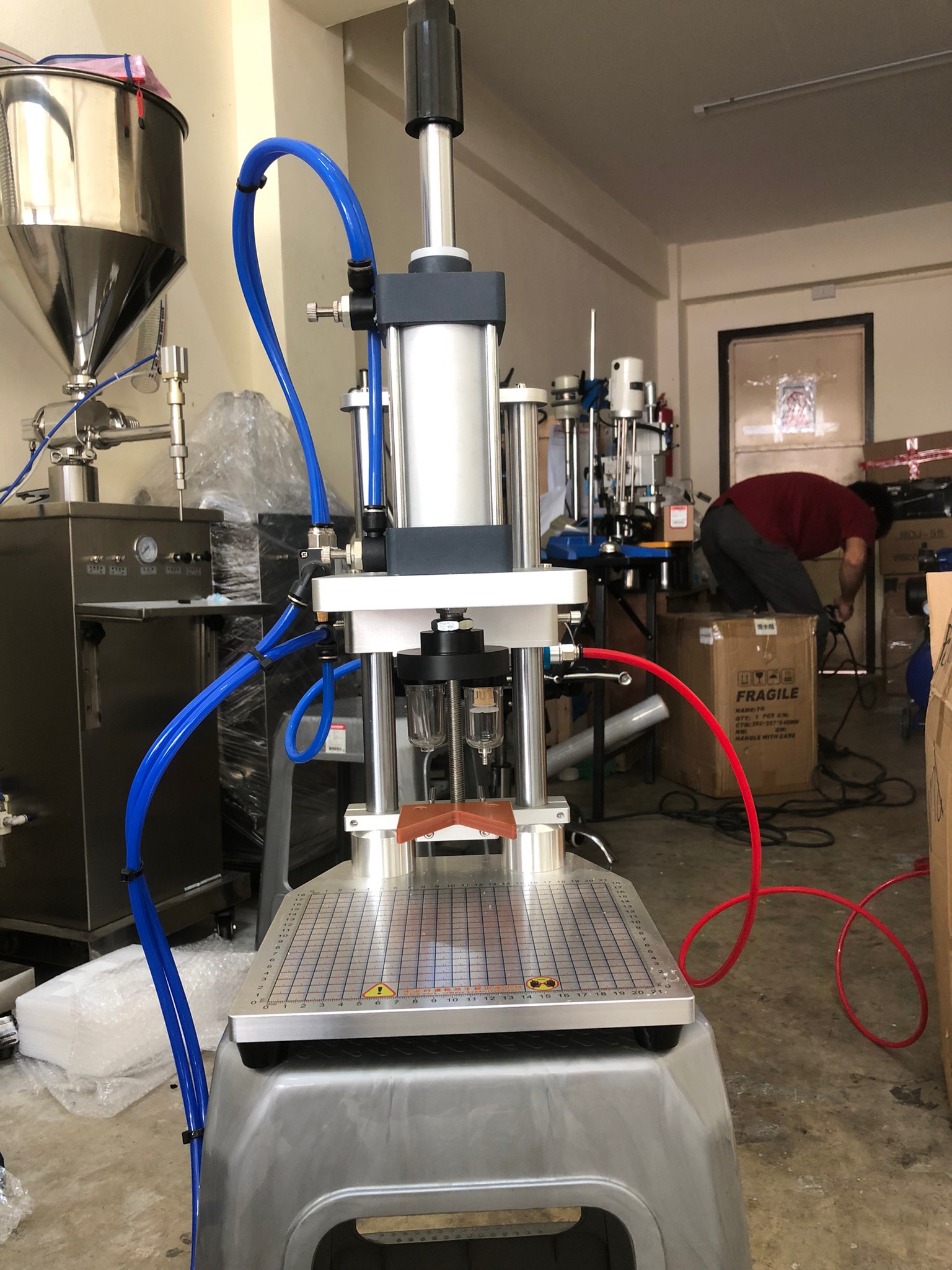 🌈15922 เครื่องกดปิดฝาขวด ขวดน้ำดื่ม ขวดอาหารเสริม ขวดโปรตีน ขวดซอส ขวดน้ำมัน CYT-03