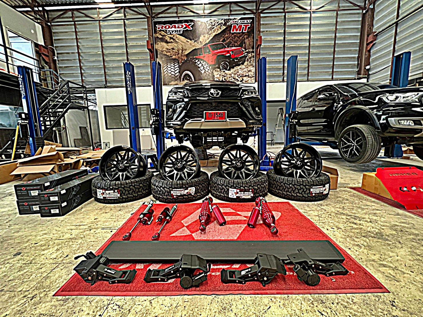 #TOYOTA_LEGENDER_จองคิวจากชัยนาท ไม่ยก ใส่ล้อออฟลบ