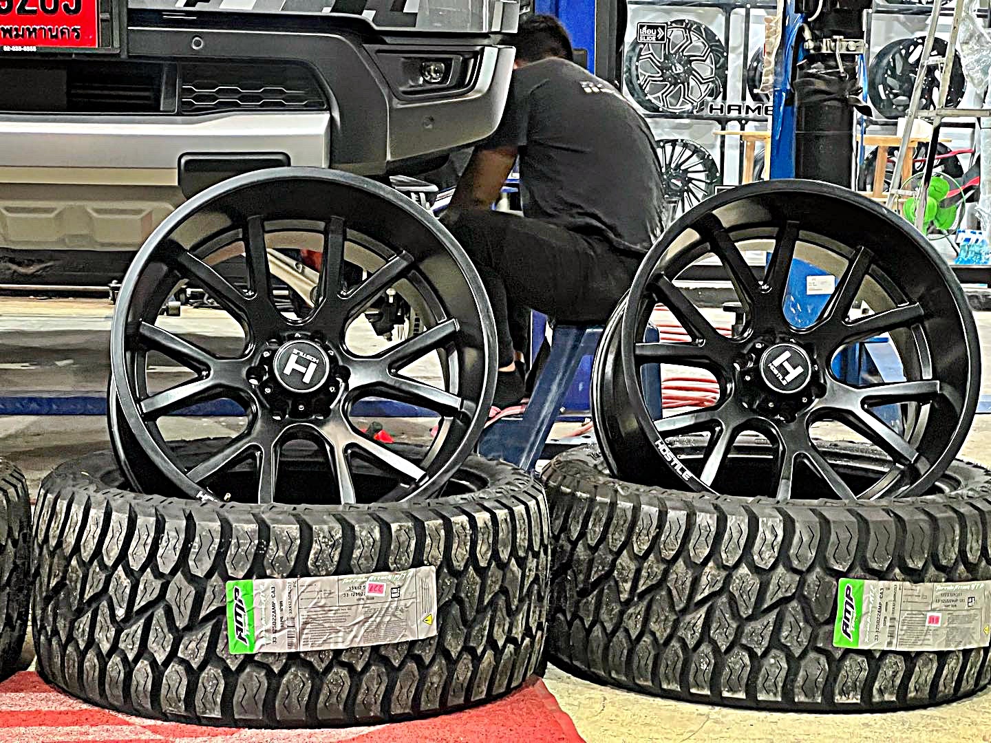 ส่งงาน RAPTOR V6 หล่อจบ ที่ Step9 ล้อแท้ HOSTILE H113