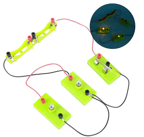 ชุดอุปกรณ์เรียนรู้วงจรไฟฟ้าเบื้องต้น สําหรับการเรียนรู้แบบSTEM ระดับประถมวัยขึ้นไป