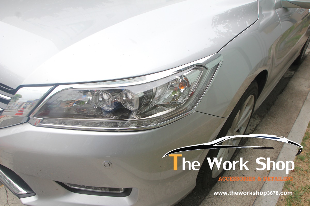 Chrome Head Lamp Cover for Accord All New - โครเมี่ยมแแต่งไฟคู่หน้า