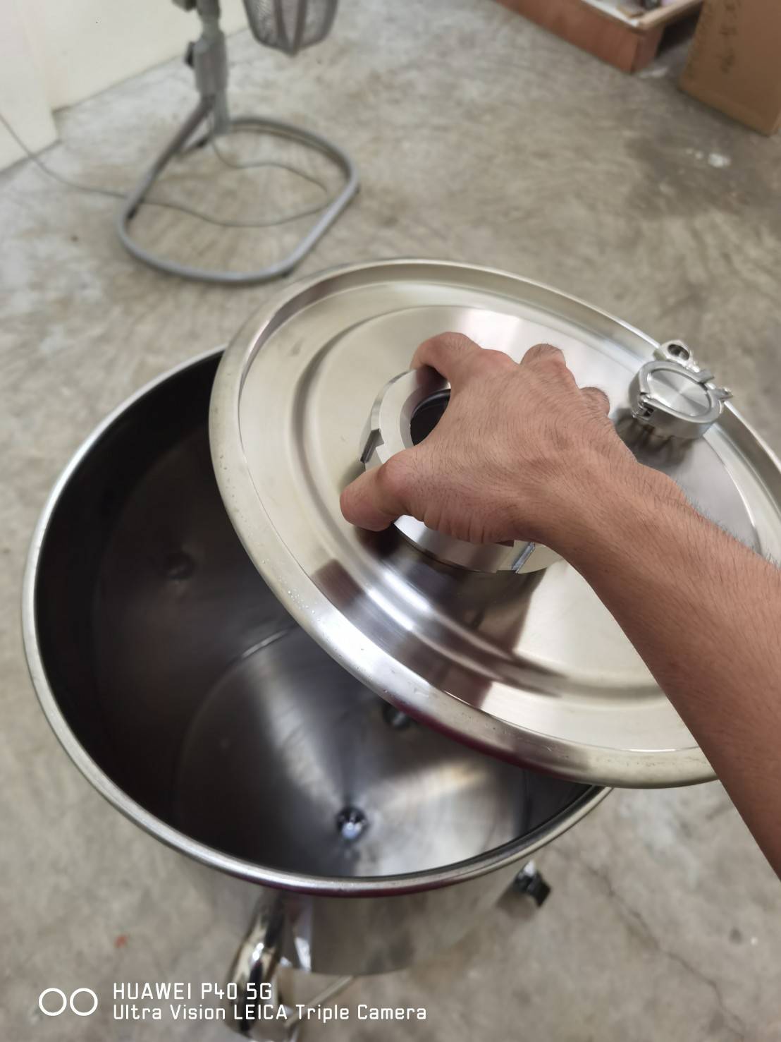 17155 yantai ถังหมักสแตนเลส304 ทรงกรวย สำหรับไวน์ เบียร์ วิสกี้ + พร้อมล้อ Fermentation Tank